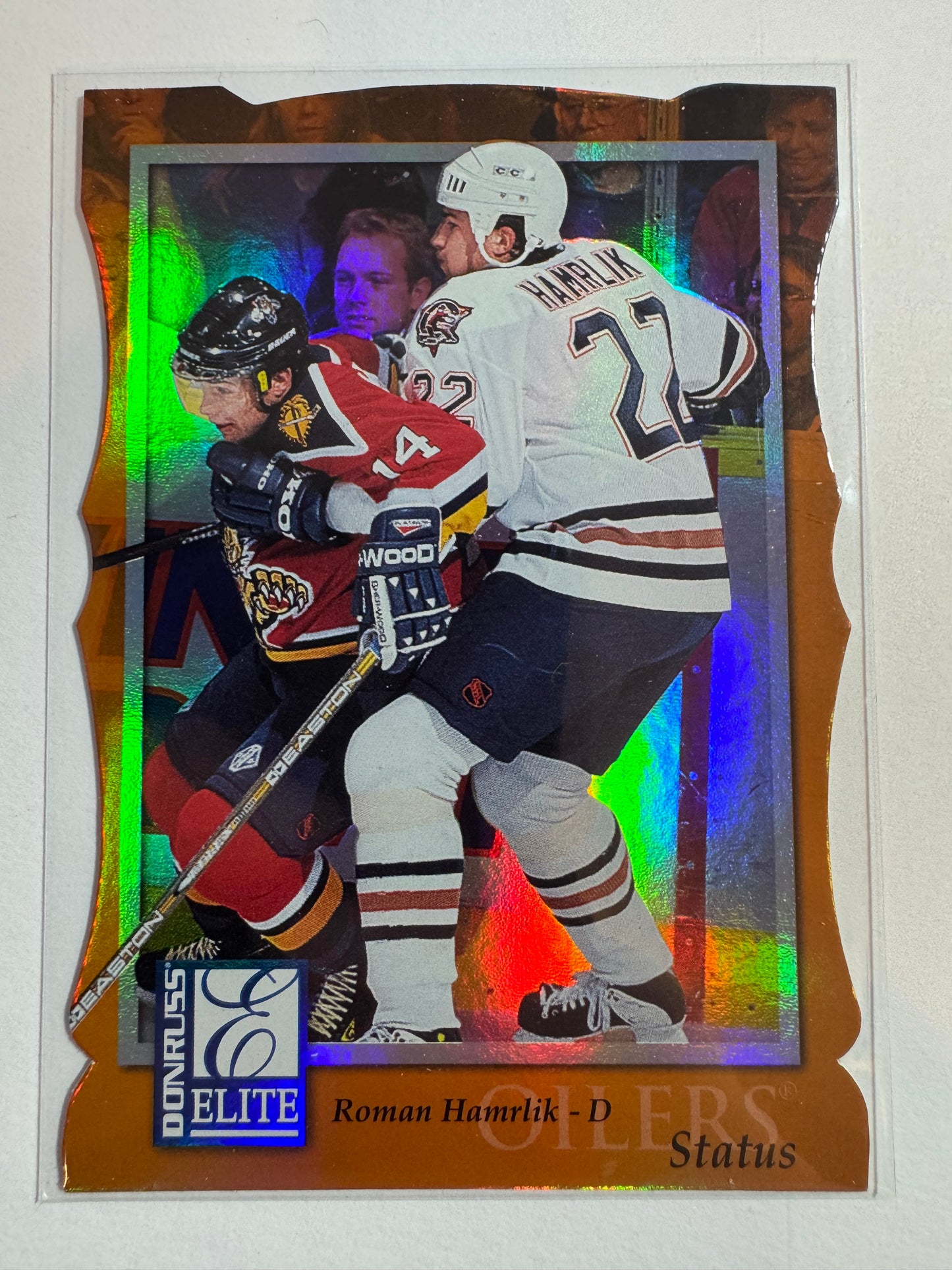 ROMAN HAMRLIK - 1997 Donruss Elite Status Die Cut #94, xxx/100