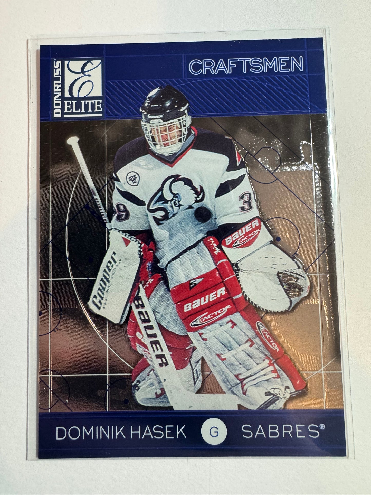 DOMINIK HASEK - 1997 Donruss Elite Craftsmen #6, xxxx/2500