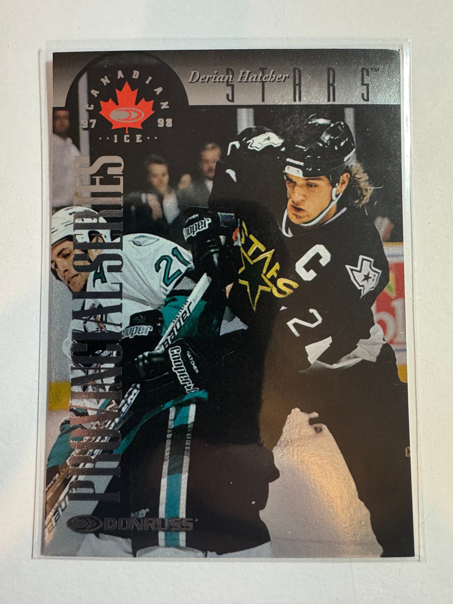 DERIAN HATCHER - 1997 Donruss Canadian Ice Provincial Series #124, xxx/750