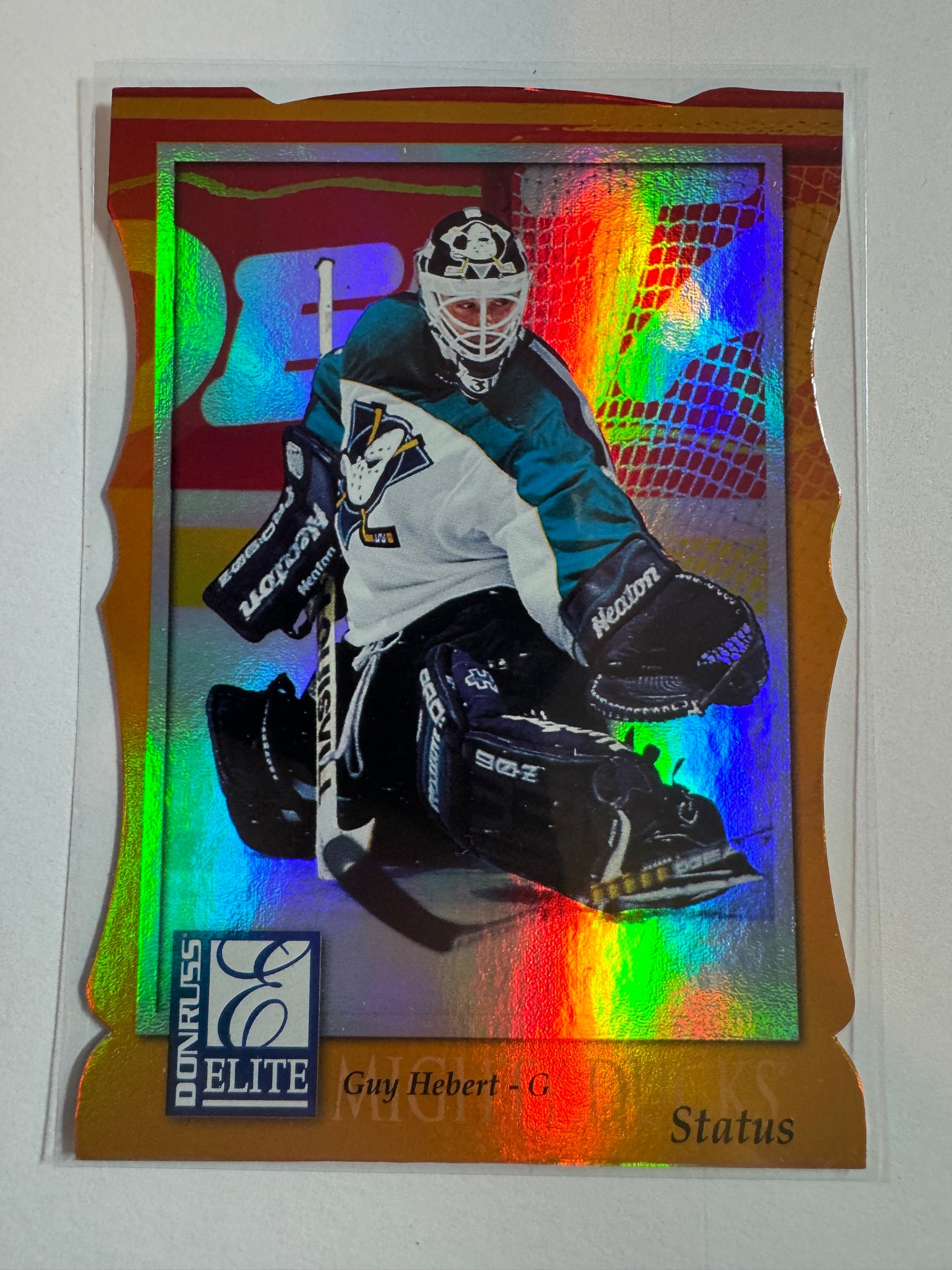 GUY HEBERT - 1997 Donruss Elite Status Die Cut #45, xxx/100