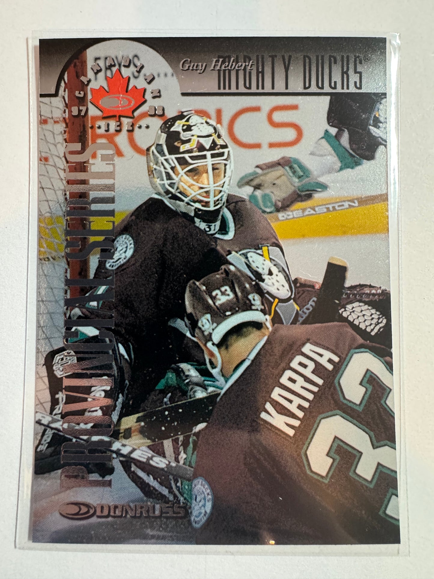 GUY HEBERT - 1997 Donruss Canadian Ice Provincial Series #37, xxx/750