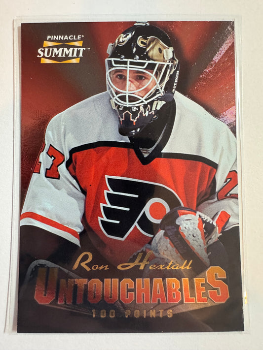 RON HEXTALL - 1996 Pinnacle Summit Untouchables #18, xxxx/1000