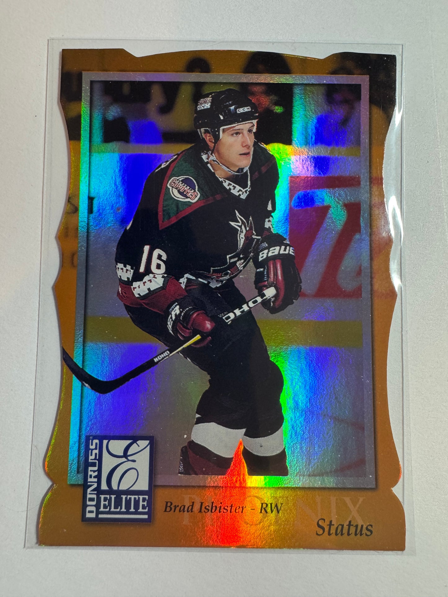 BRAD ISBISTER - 1997 Donruss Elite Status Die Cut #46, xxx/100