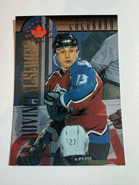 VALERI KAMENSKY - 1997 Donruss Canadian Ice Provincial Series #82, xxx/750