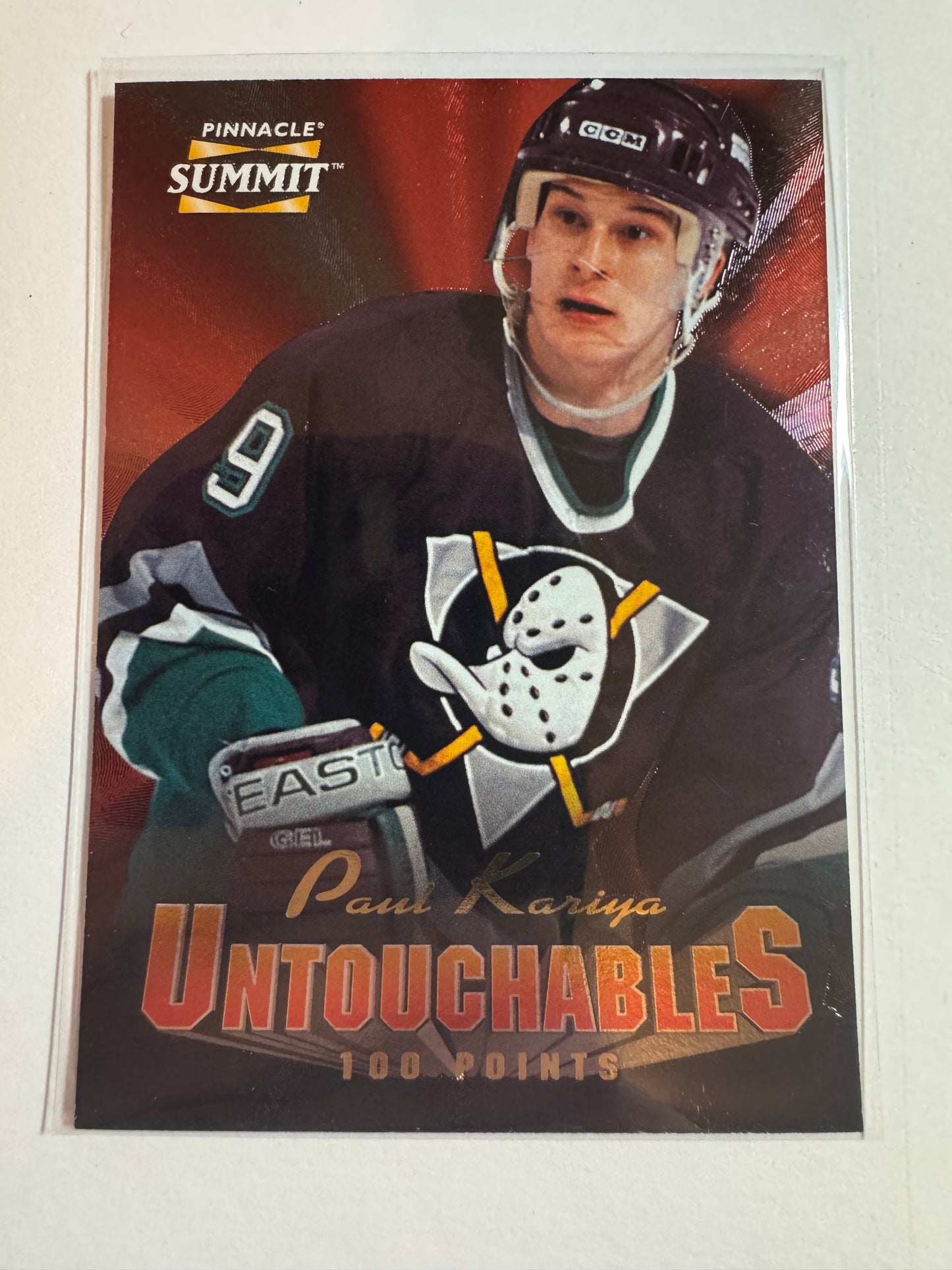 PAUL KARIYA - 1996 Pinnacle Summit Untouchables #7, xxxx/1000
