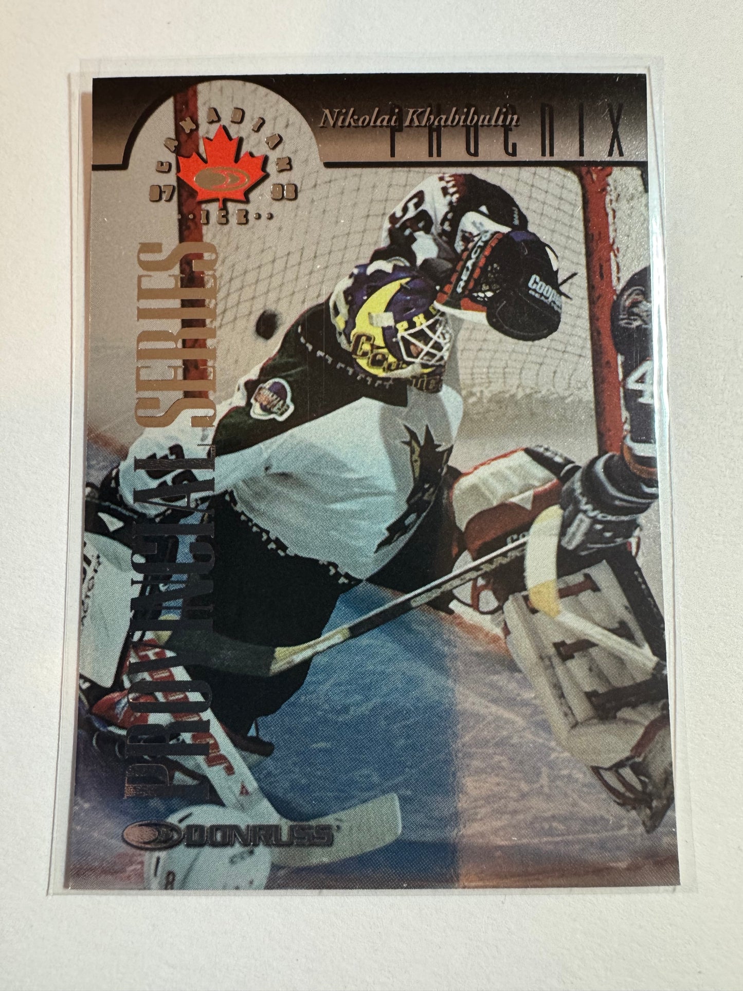 NIKOLAI KHABIBULIN - 1997 Donruss Canadian Ice Provincial Series #75, xxx/750
