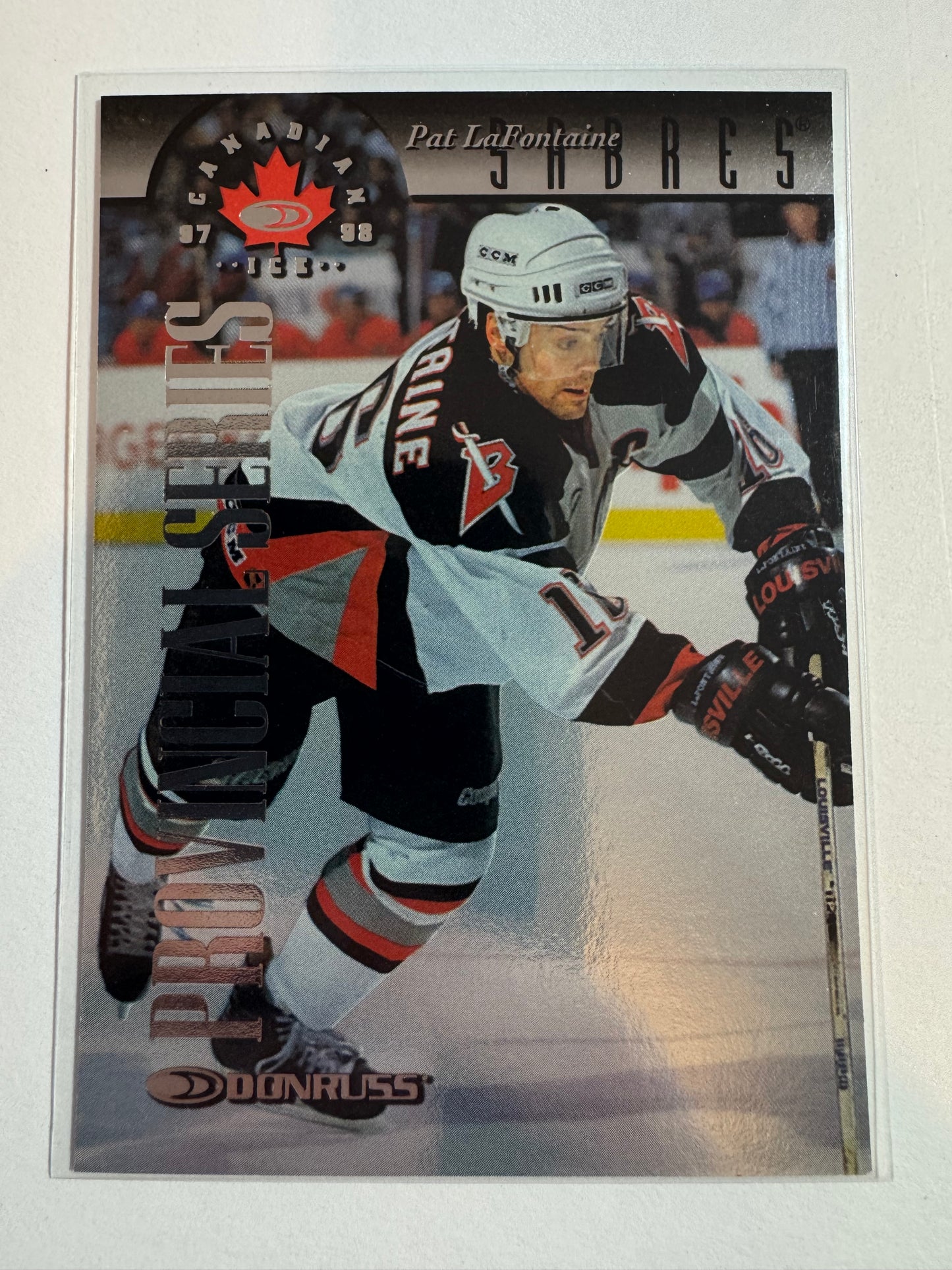 PAT LAFONTAINE - 1997 Donruss Canadian Ice Provincial Series #69, xxx/750