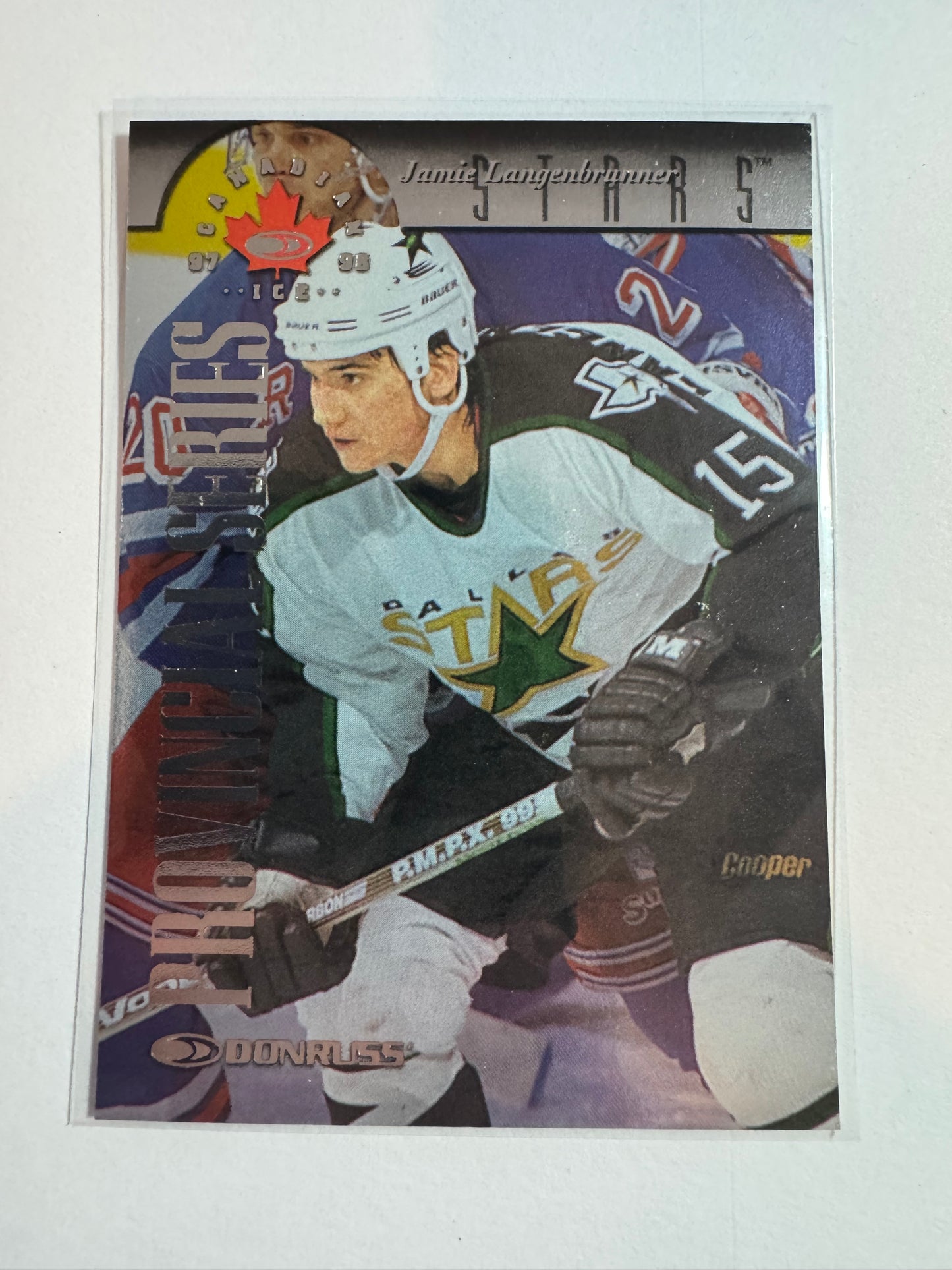 JAMIE LANGENBRUNNER - 1997 Donruss Canadian Ice Provincial Series #103, xxx/750