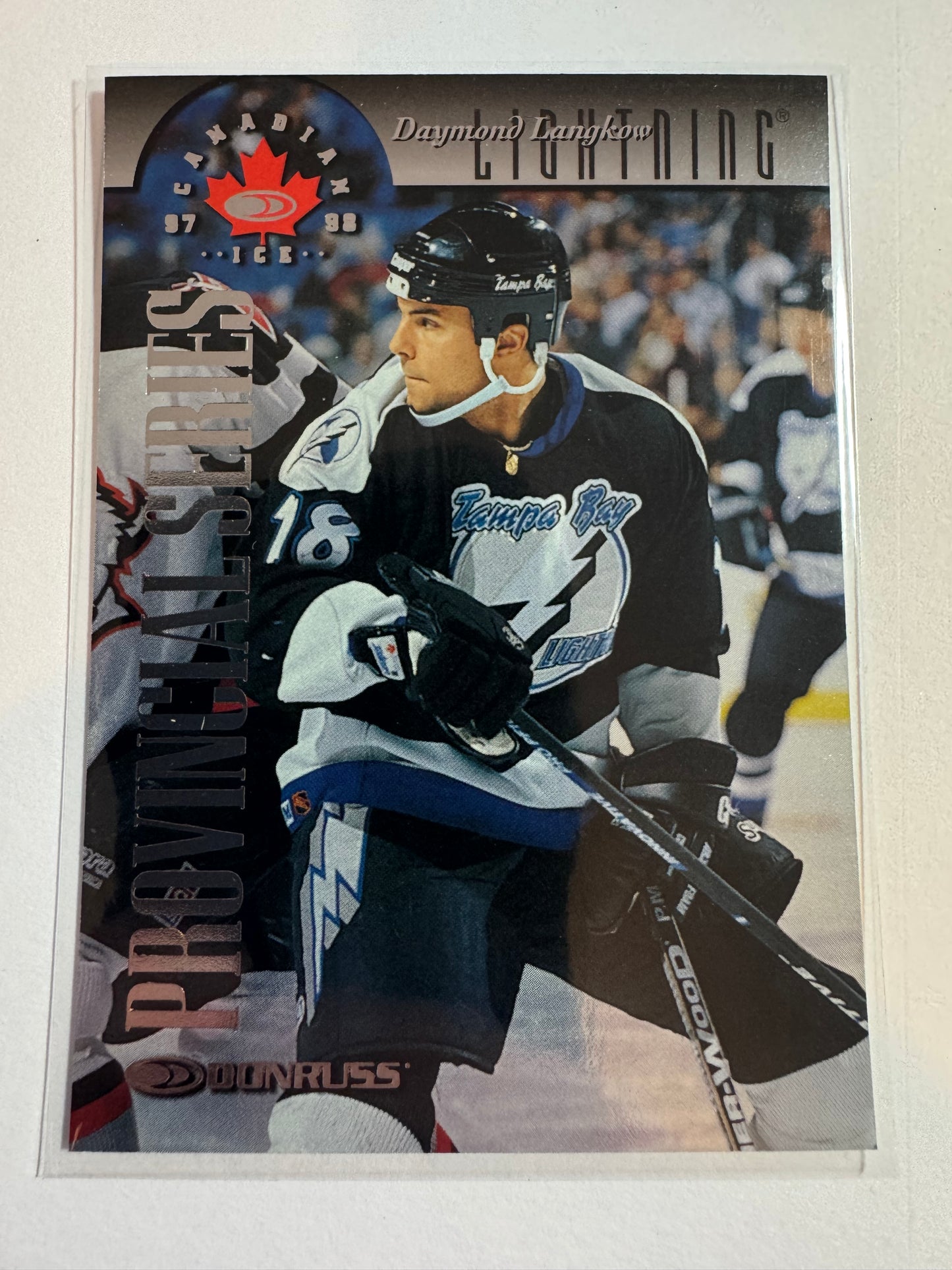 DAYMOND LANGKOW - 1997 Donruss Canadian Ice Provincial Series #70, xxx/750