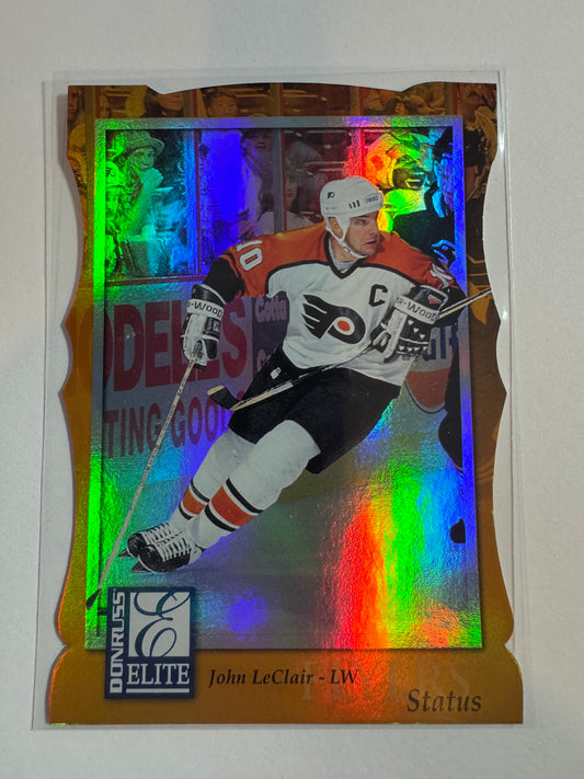 JOHN LECLAIR - 1997 Donruss Elite Status Die Cut #71, xxx/100