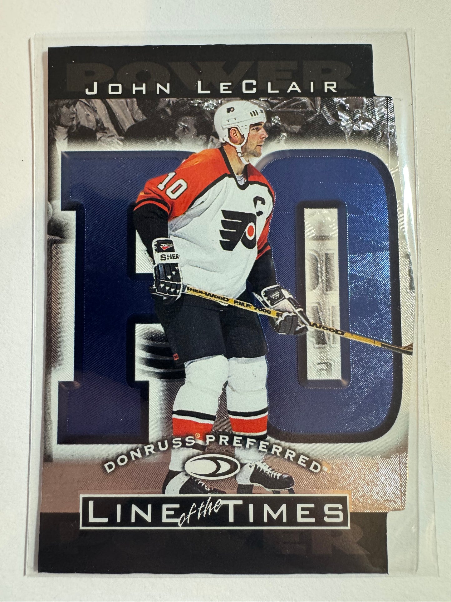 JOHN LECLAIR - 1997 Donruss Preferred Line of the Times Die Cut #3-A, xxxx/1500