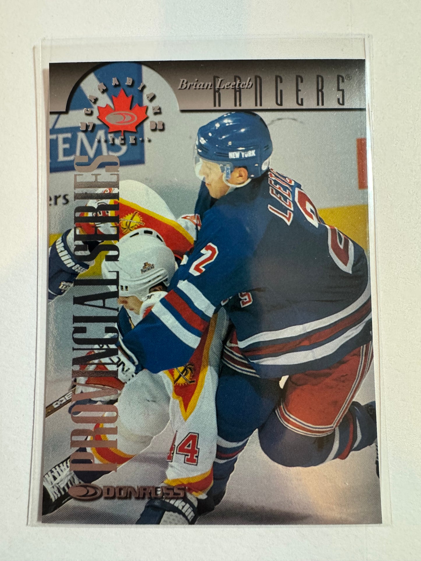 BRIAN LEETCH - 1997 Donruss Canadian Ice Provincial Series #88, xxx/750
