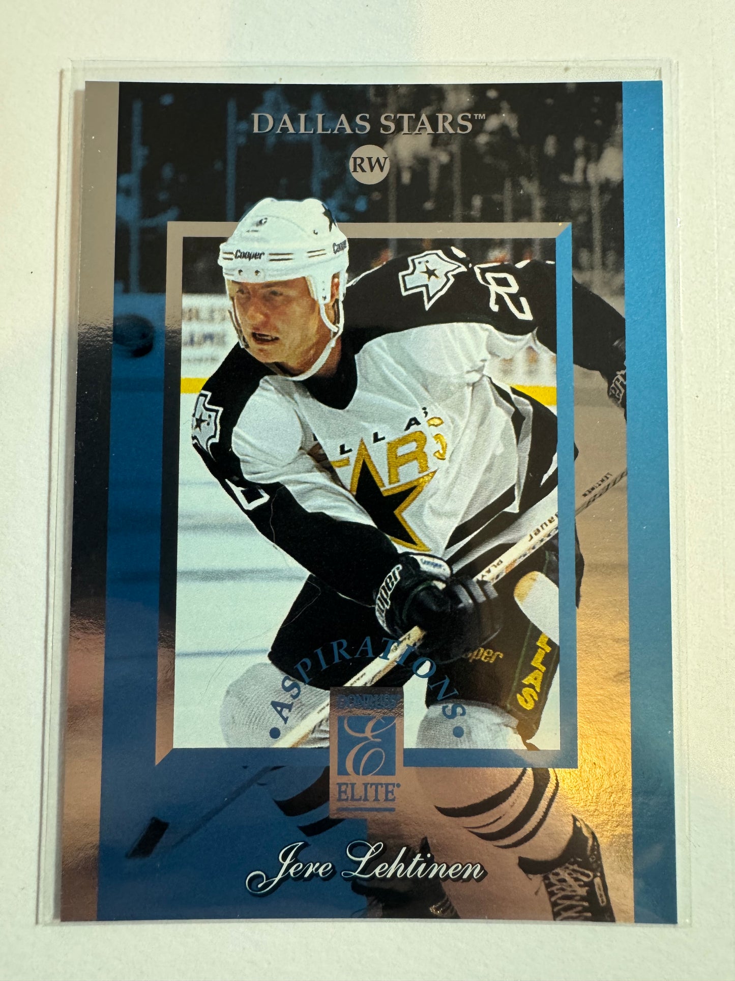 JERE LEHTINEN - 1996 Donruss Elite Aspirations #10, xxxx/3000