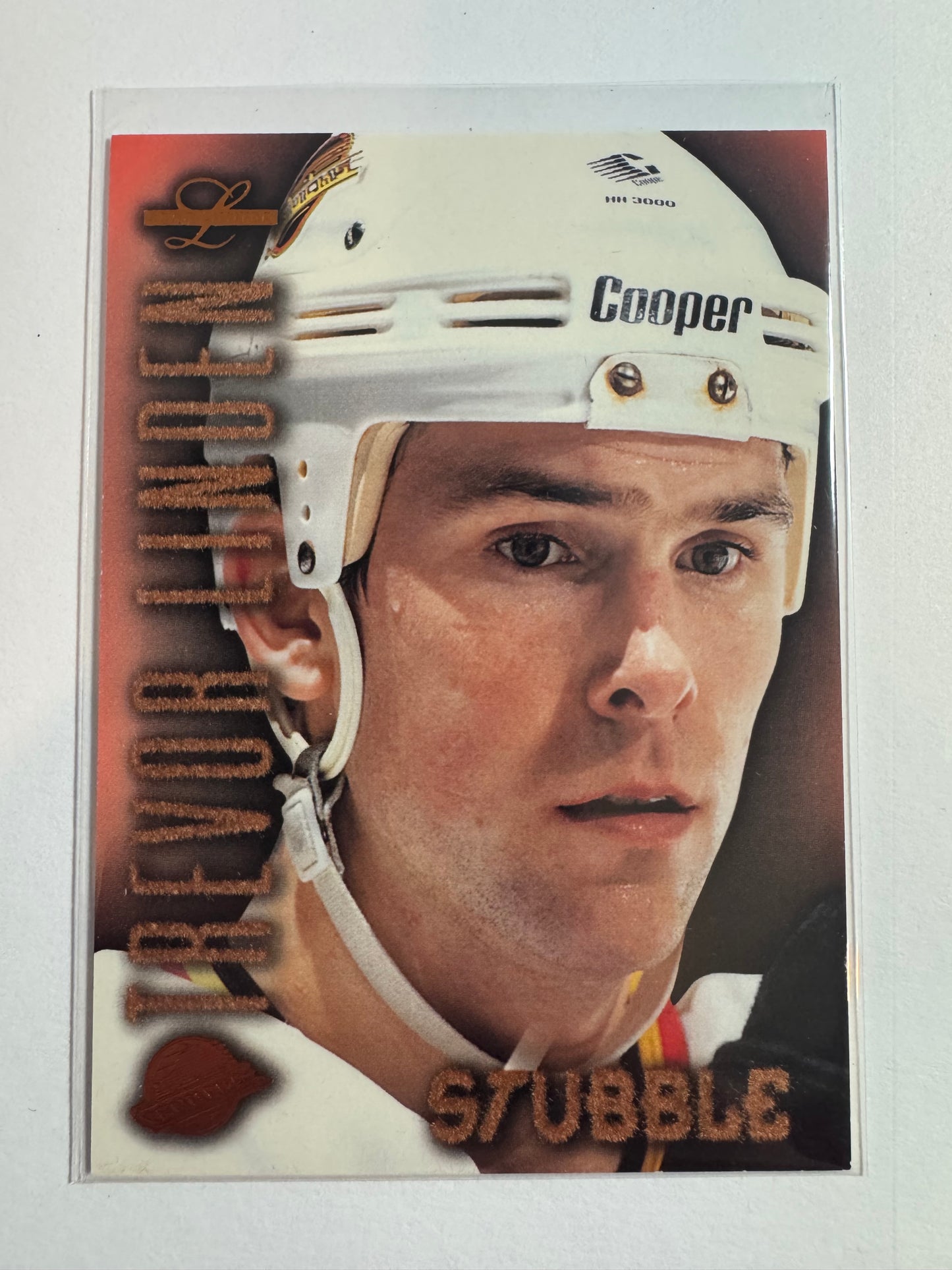 TREVOR LINDEN - 1996 Donruss Leaf Limited Stubble #18, xxxx/1500