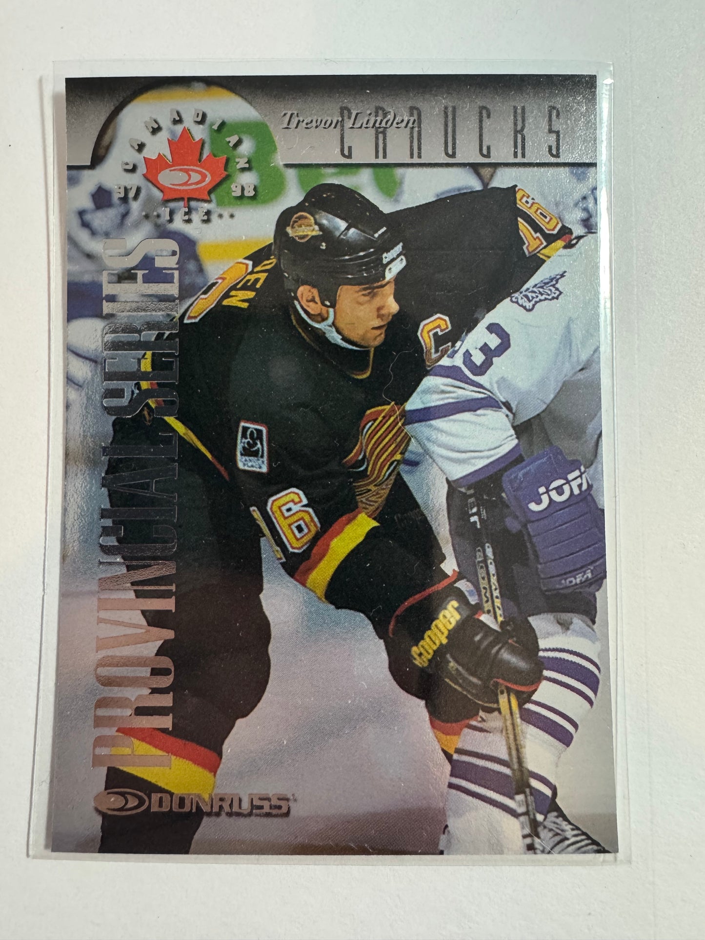 TREVOR LINDEN - 1997 Donruss Canadian Ice Provincial Series #32, xxx/750