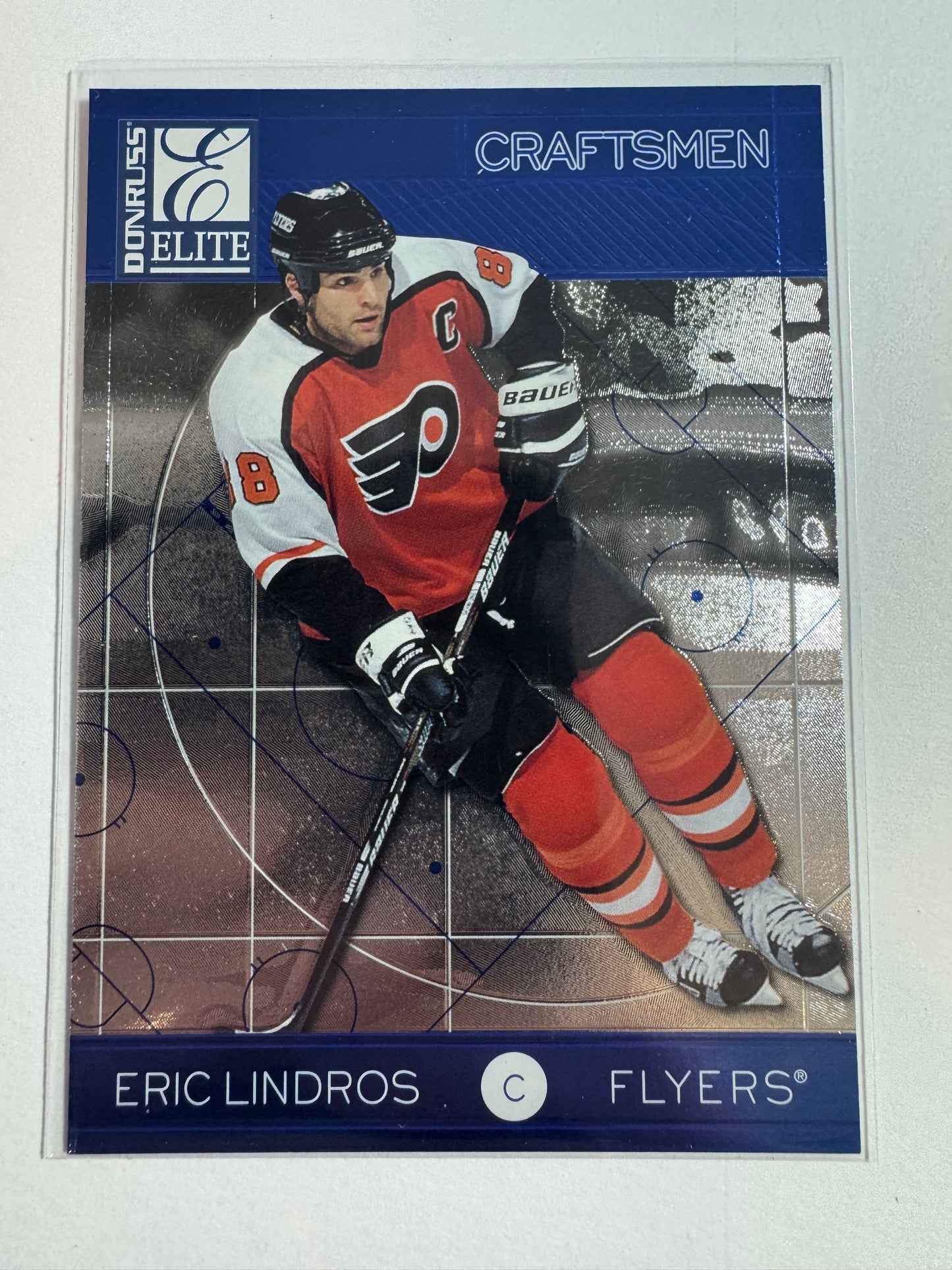ERIC LINDROS - 1997 Donruss Elite Craftsmen #2, xxxx/2500