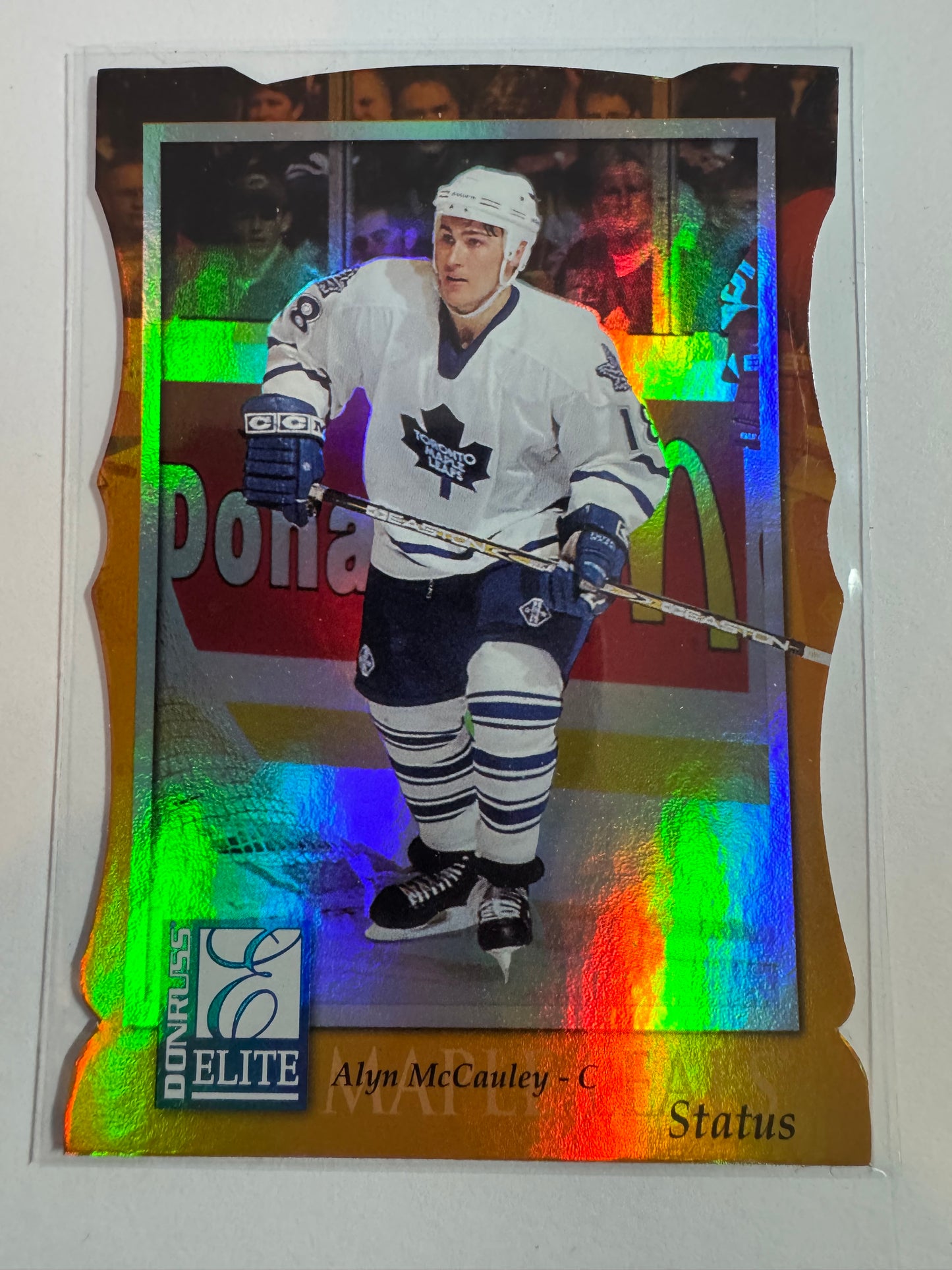 ALYN MCCAULEY - 1997 Donruss Elite Status Die Cut #38, xxx/100