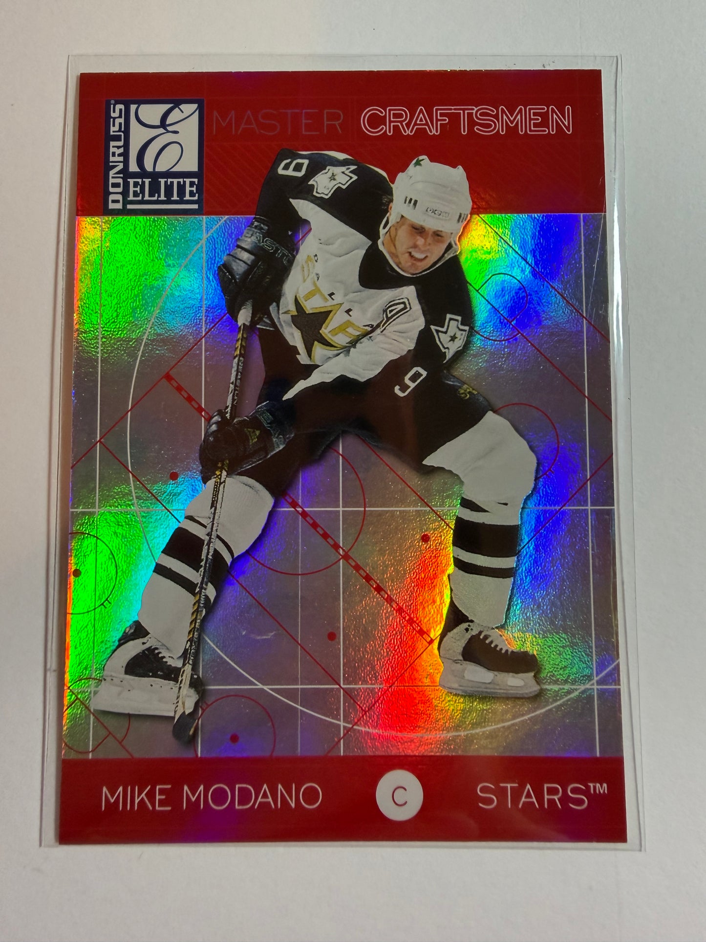 MIKE MODANO - 1997 Donruss Elite Master Craftsmen #18, xxx/100