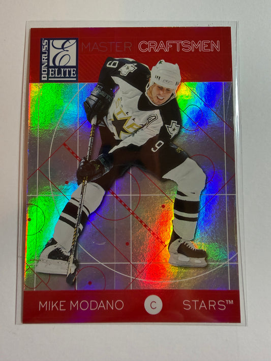 MIKE MODANO - 1997 Donruss Elite Master Craftsmen #18, xxx/100