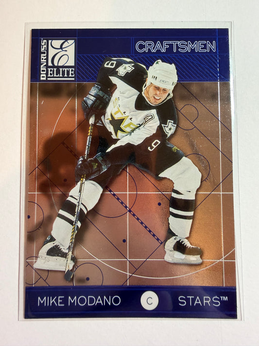 MIKE MODANO - 1997 Donruss Elite Craftsmen #18, xxxx/2500