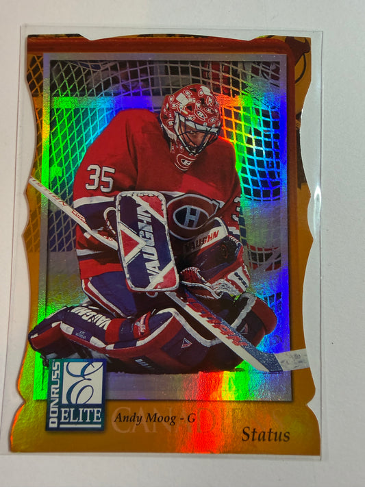 ANDY MOOG - 1997 Donruss Elite Status Die Cut #66, xxx/100