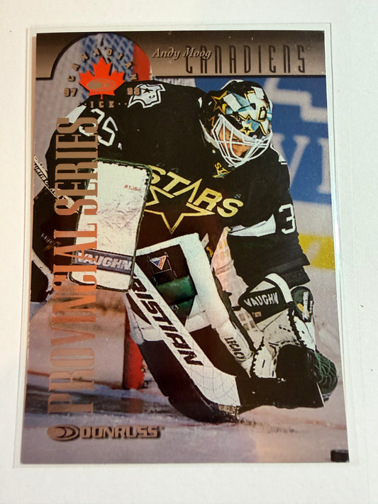 ANDY MOOG - 1997 Donruss Canadian Ice Provincial Series #85, xxx/750