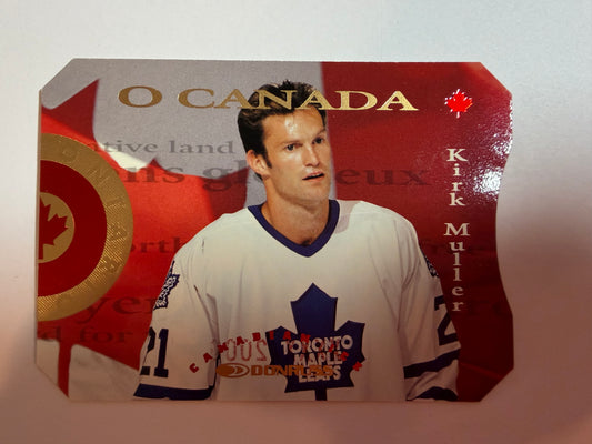 KIRK MULLER - 1996 Donruss Canadian O Canada Die Cut #10, xxxx/2000