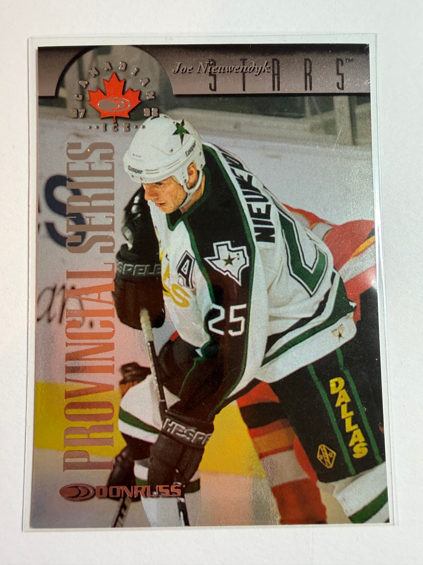 JOE NIEUWENDYK - 1997 Donruss Canadian Ice Provincial Series #51, xxx/750