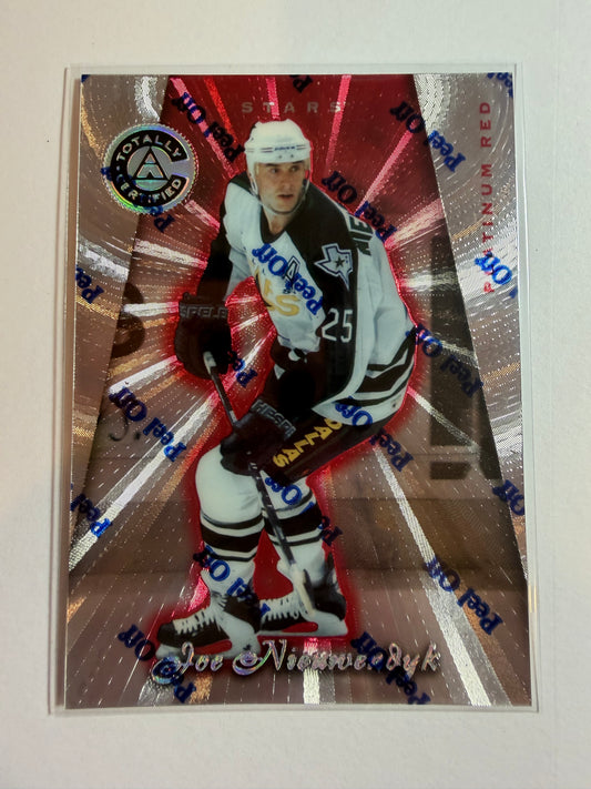 JOE NIEUWENDYK - 1997 Pinnacle Totally Certified Platinum Red #76, xxxx/6199