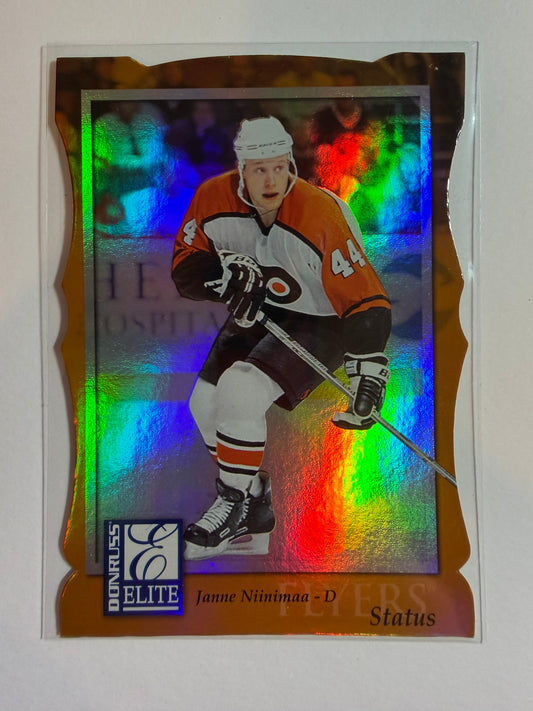 JANNE NIINIMAA - 1997 Donruss Elite Status Die Cut #92, xxx/100