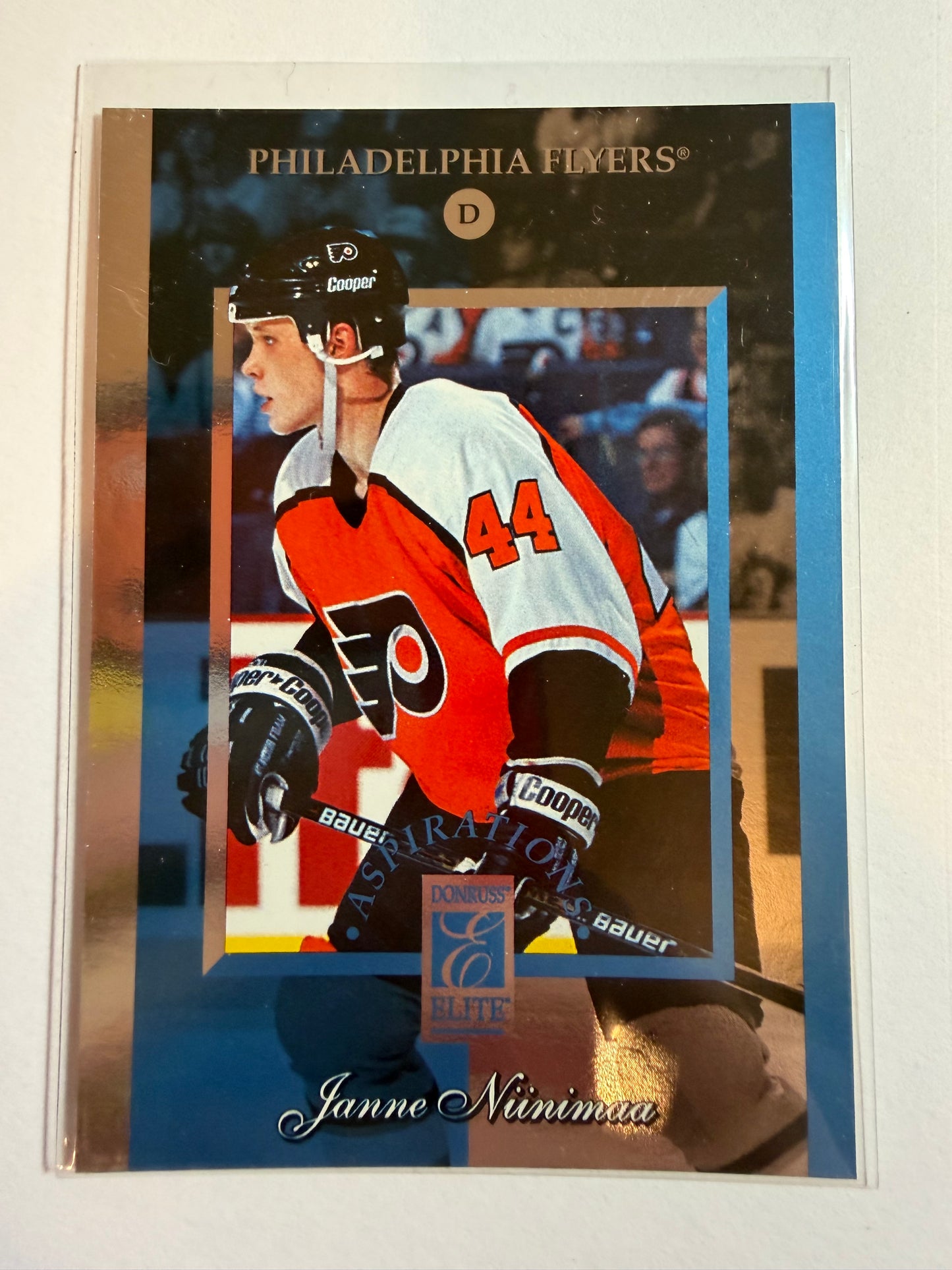 JANNE NIINIMAA - 1996 Donruss Elite Aspirations #16, xxxx/3000