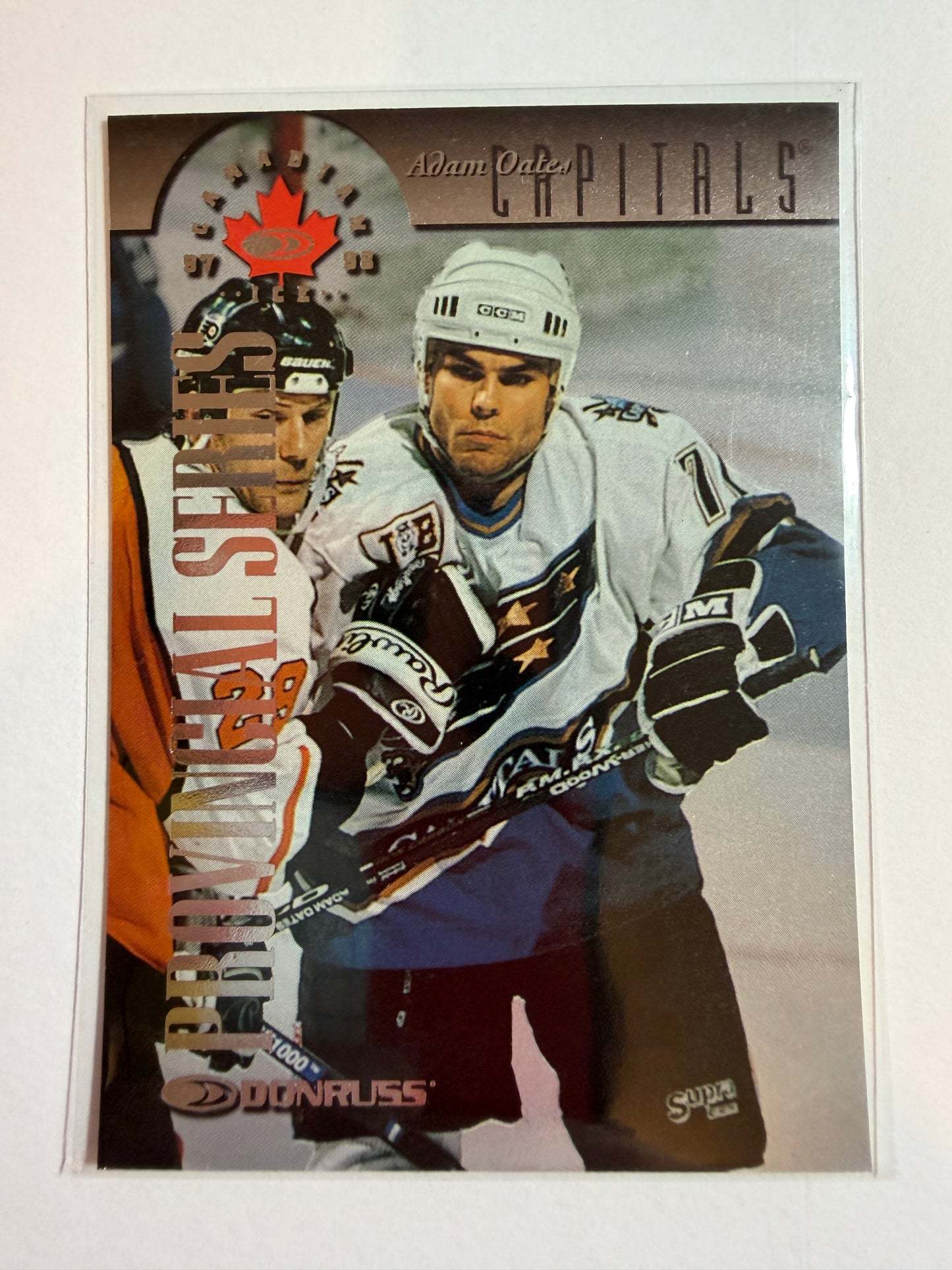 ADAM OATES - 1997 Donruss Canadian Ice Provincial Series #78, xxx/750