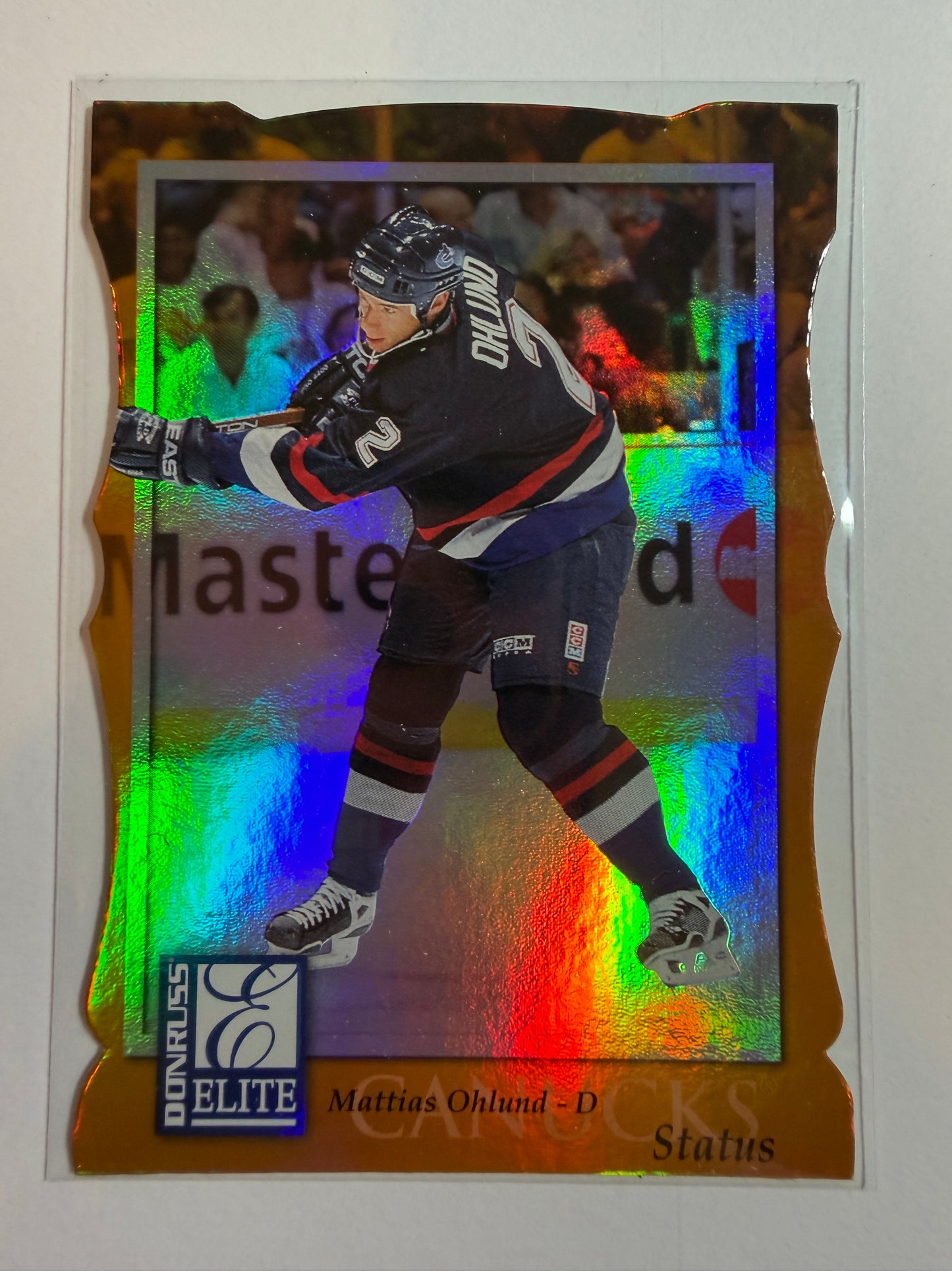 MATTIAS OHLUND - 1997 Donruss Elite Status Die Cut #98, xxx/100