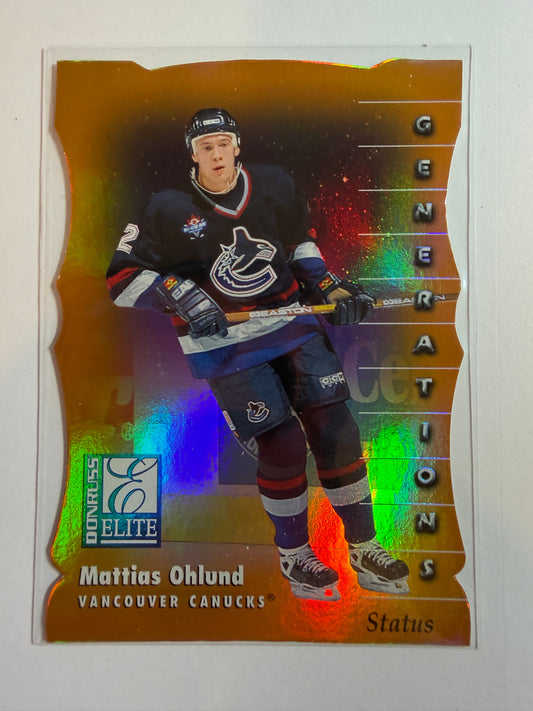 MATTIAS OHLUND - 1997 Donruss Elite Status Generations Die Cut #139, xxx/100