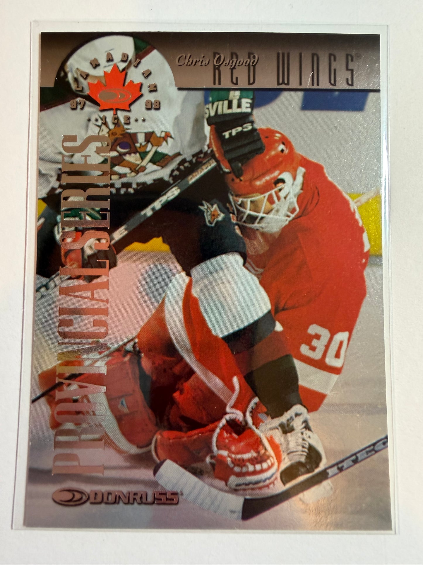 CHRIS OSGOOD - 1997 Donruss Canadian Ice Provincial Series #28, xxx/750