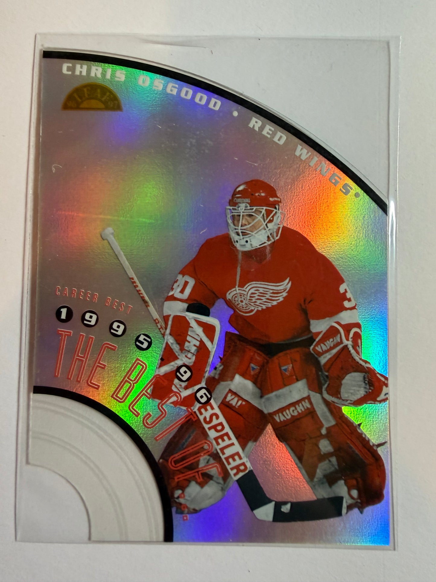 CHRIS OSGOOD - 1996 Donruss Leaf The Best of Die Cut #4, xxxx/1500