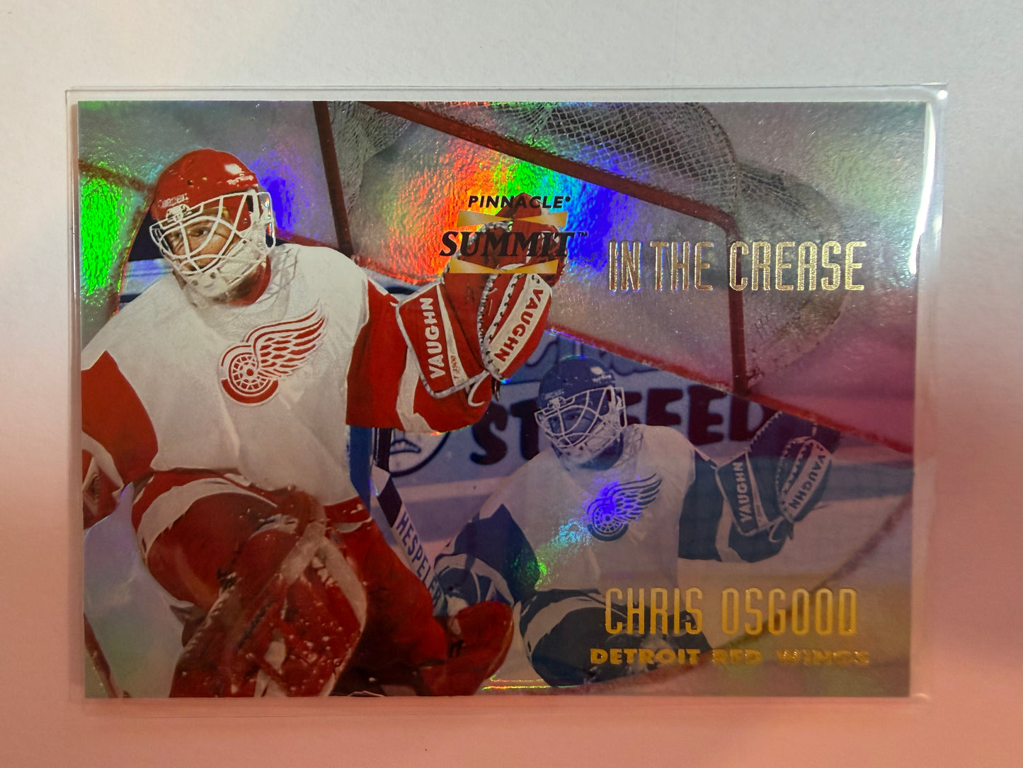 CHRIS OSGOOD - 1996 Pinnacle Summit In the Crease #PSITC-13, xxx/600