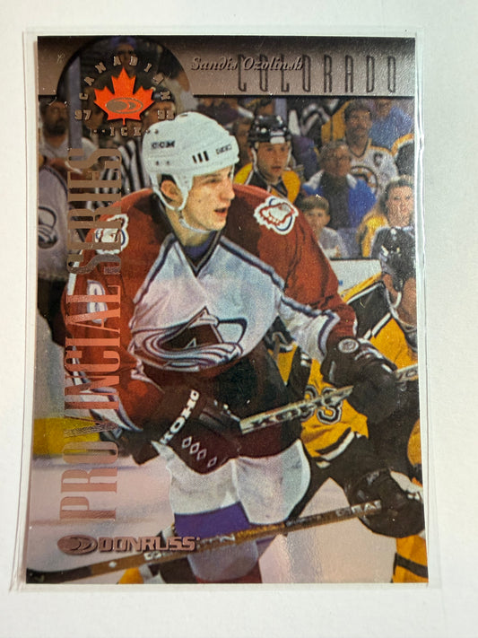 SANDIS OZOLINSH - 1997 Donruss Canadian Ice Provincial Series #119, xxx/750