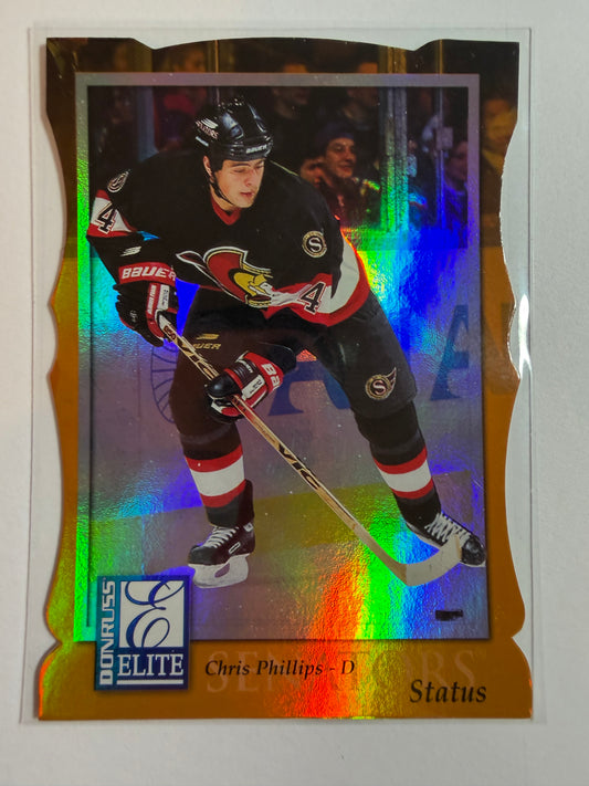CHRIS PHILLIPS - 1997 Donruss Elite Status Die Cut #64, xxx/100