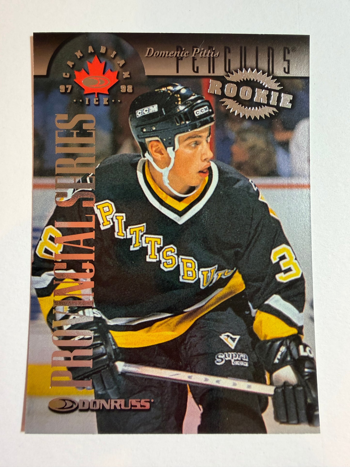 DOMENIC PITTIS - 1997 Donruss Canadian Ice Provincial Series #140, xxx/750