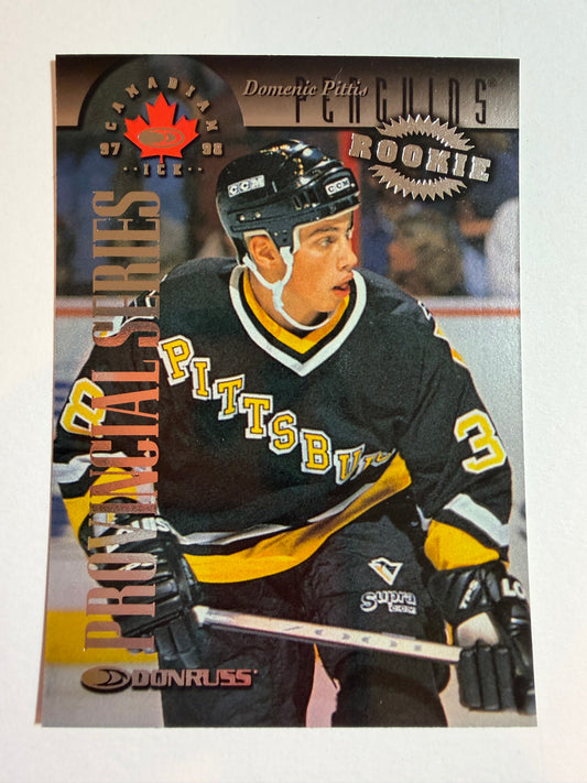 DOMENIC PITTIS - 1997 Donruss Canadian Ice Provincial Series #140, xxx/750