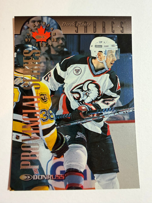 DEREK PLANTE - 1997 Donruss Canadian Ice Provincial Series #35, xxx/750