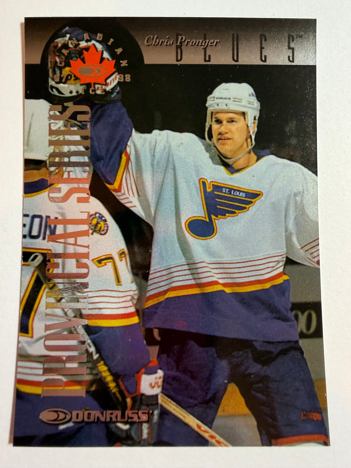 CHRIS PRONGER - 1997 Donruss Canadian Ice Provincial Series #90, xxx/750