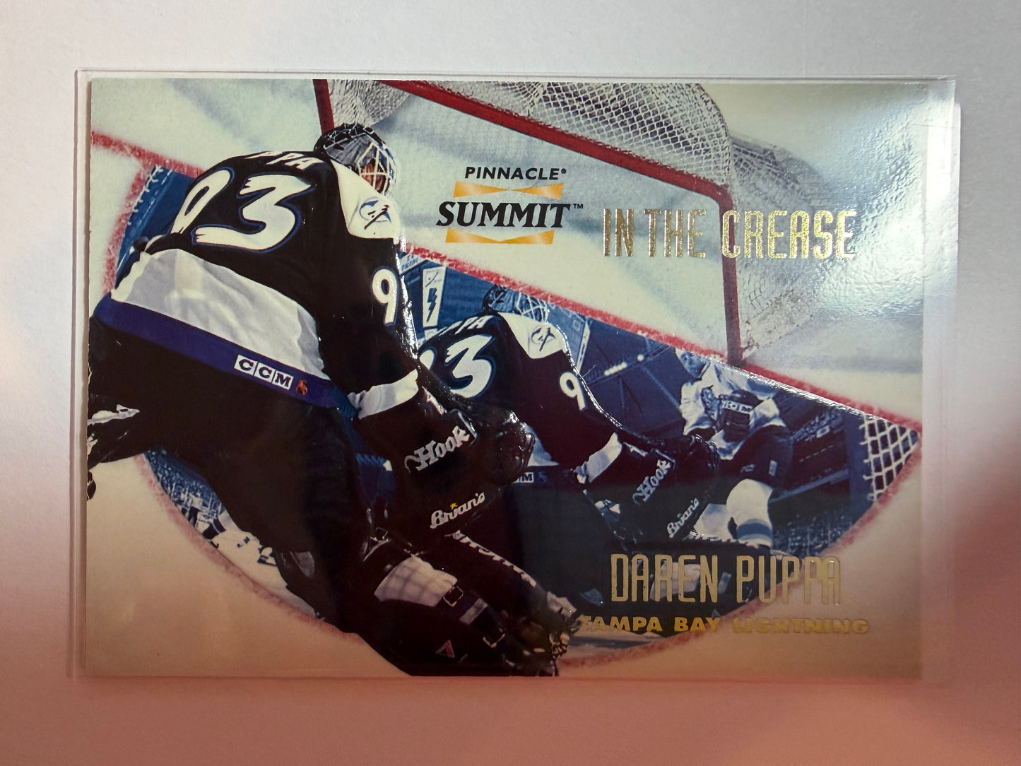 DAREN PUPPA - 1996 Pinnacle Summit In the Crease #4, xxxx/6000
