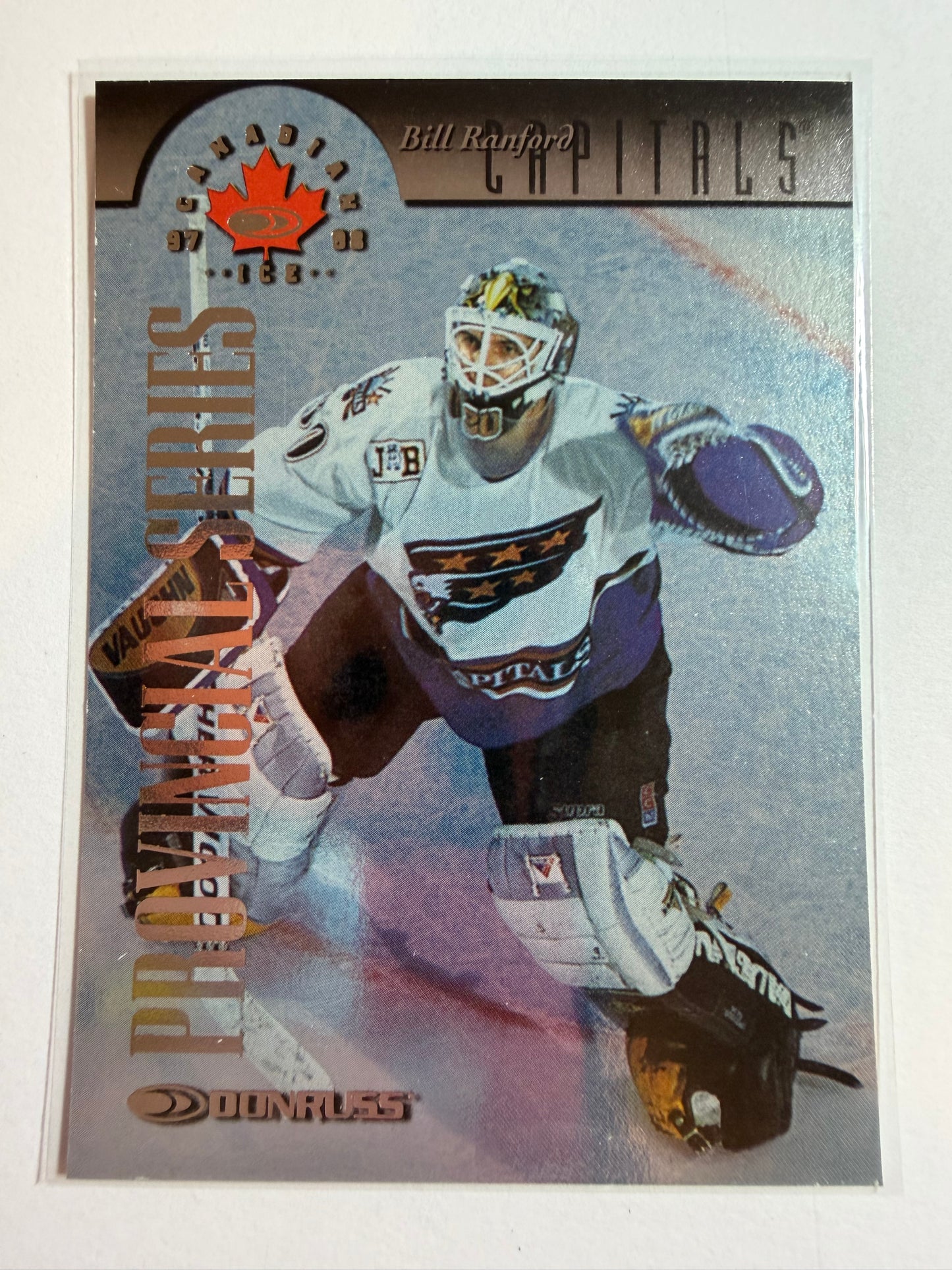 BILL RANFORD - 1997 Donruss Canadian Ice Provincial Series #46, xxx/750
