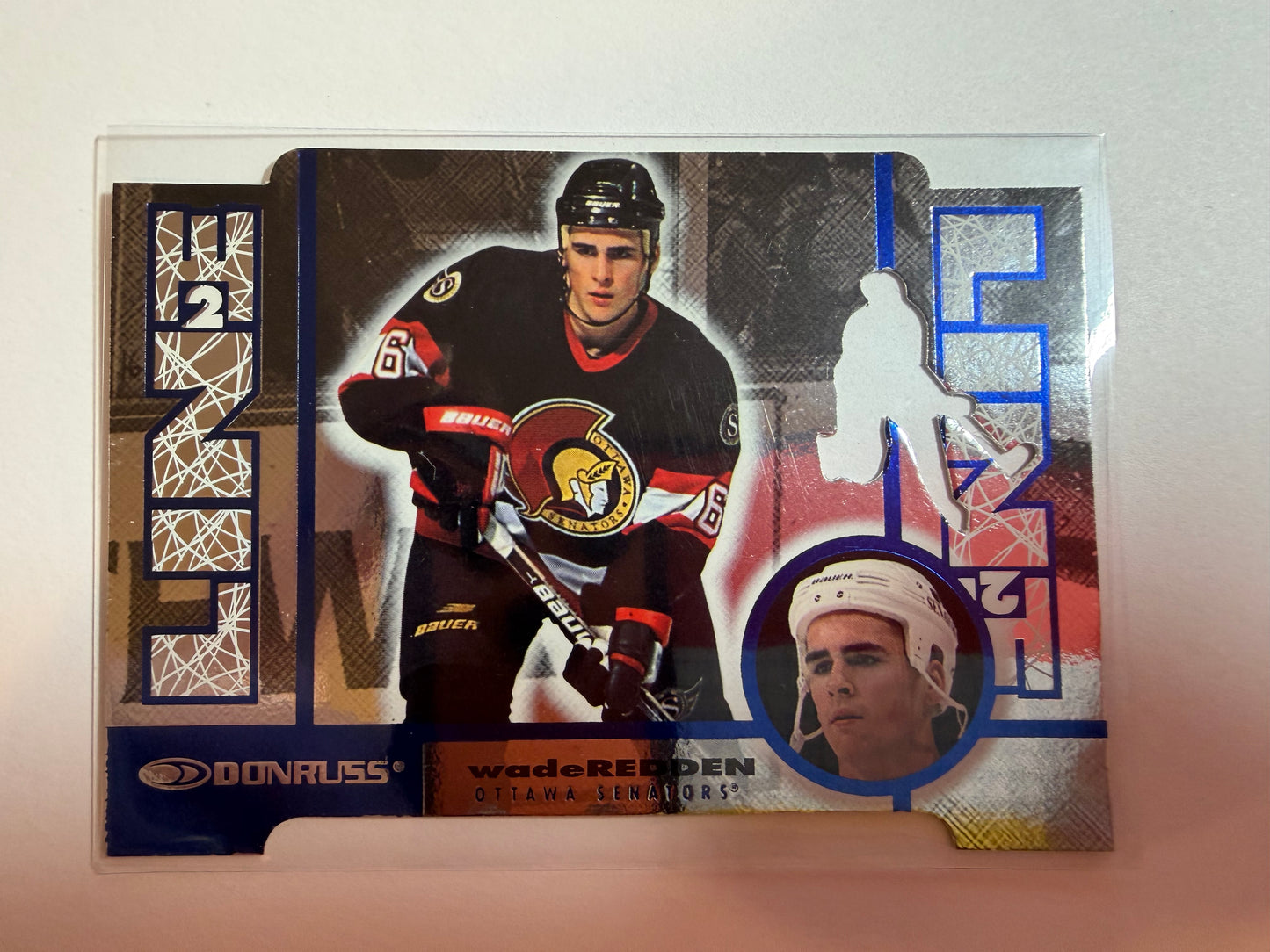 WADE REDDEN - 1997 Donruss Line 2 Line Die Cut #19, xxxx