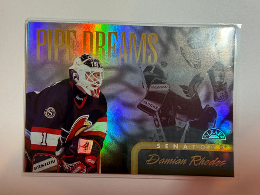 DAMIAN RHODES - 1997 Donruss Leaf Pipe Dreams #11, xxxx/2500