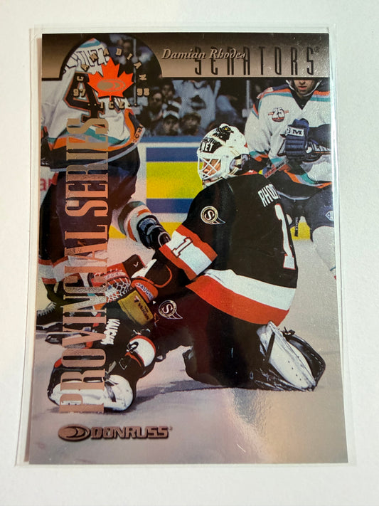 DAMIAN RHODES - 1997 Donruss Canadian Ice Provincial Series #125, xxx/750