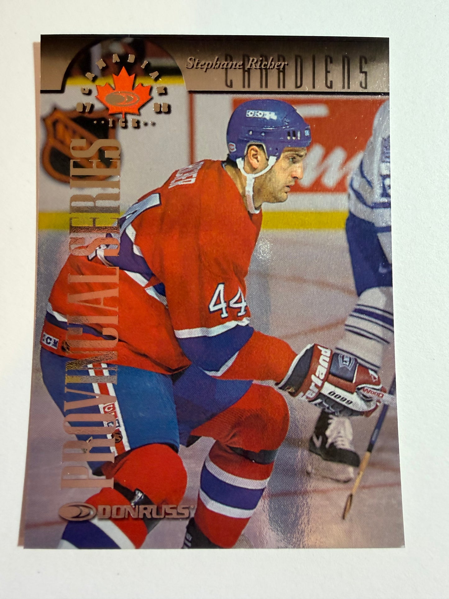 STEPHANE RICHER - 1997 Donruss Canadian Ice Provincial Series #104, xxx/750