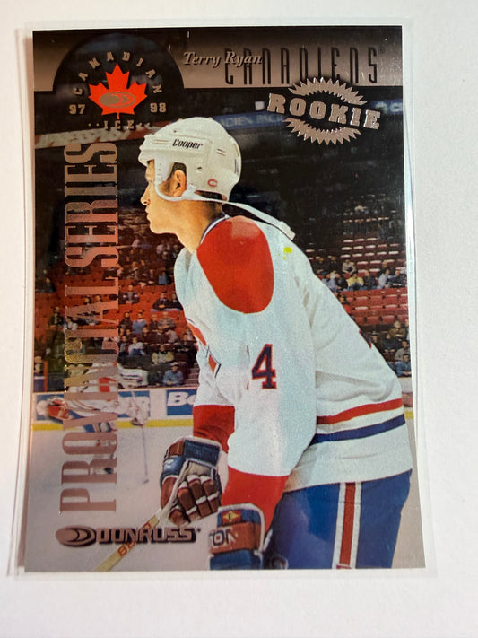 TERRY RYAN - 1997 Donruss Canadian Ice Provincial Series #128, xxx/750
